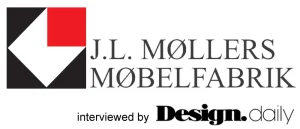 J.L. Møllers（JLモラー）のロゴ｜北欧ヴィンテージチェアを買取